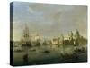 View of Venice with Giudecca and Customs House-Gaspar van Wittel-Stretched Canvas