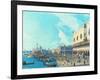 View of Venice with the Salute, C.1735-Canaletto-Framed Giclee Print