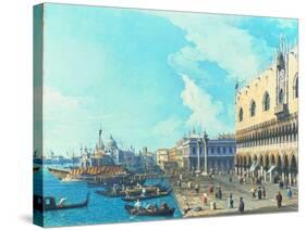 View of Venice with the Salute, C.1735-Canaletto-Stretched Canvas