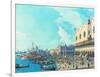 View of Venice with the Salute, C.1735-Canaletto-Framed Giclee Print