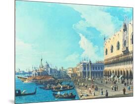 View of Venice with the Salute, C.1735-Canaletto-Mounted Giclee Print