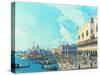 View of Venice with the Salute, C.1735-Canaletto-Stretched Canvas