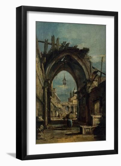 View of Venice-Francesco Guardi-Framed Giclee Print