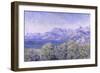 View of Ventimiglia, 1884-Claude Monet-Framed Giclee Print