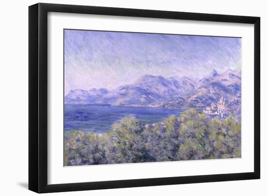 View of Ventimiglia, 1884-Claude Monet-Framed Giclee Print