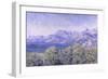 View of Ventimiglia, 1884-Claude Monet-Framed Giclee Print