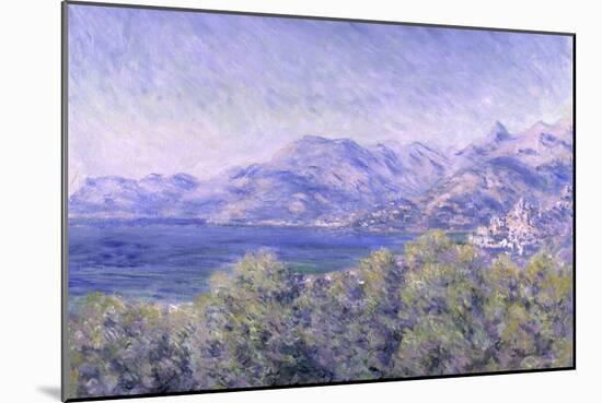 View of Ventimiglia, 1884-Claude Monet-Mounted Giclee Print