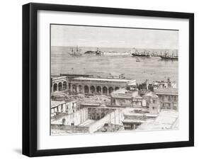 View of Veracruz and the San Juan De Ulúa Fort, Mexico-null-Framed Giclee Print