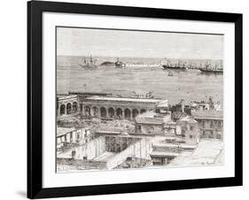 View of Veracruz and the San Juan De Ulúa Fort, Mexico-null-Framed Giclee Print