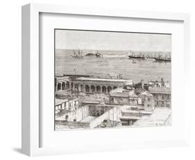 View of Veracruz and the San Juan De Ulúa Fort, Mexico-null-Framed Giclee Print