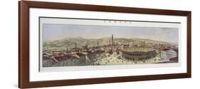 View of Verona, Engraved by L. Cherbuin (Colour Engraving) (See 130088)-P. Majocchi-Framed Giclee Print