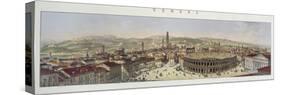 View of Verona, Engraved by L. Cherbuin (Colour Engraving) (See 130088)-P. Majocchi-Stretched Canvas