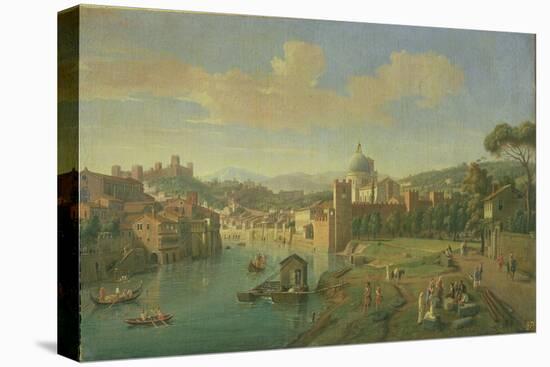 View of Verona-Vanvitelli (Gaspar van Wittel)-Stretched Canvas