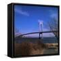 View of Verrazano Narrows Bridge-null-Framed Stretched Canvas