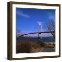 View of Verrazano Narrows Bridge-null-Framed Photographic Print