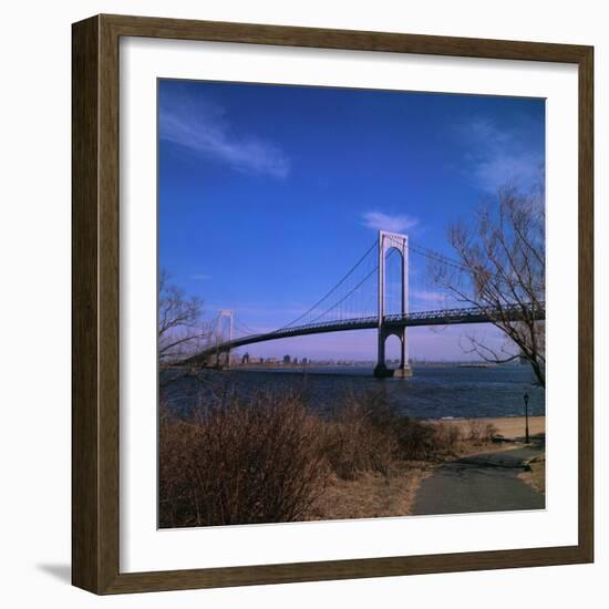 View of Verrazano Narrows Bridge-null-Framed Photographic Print