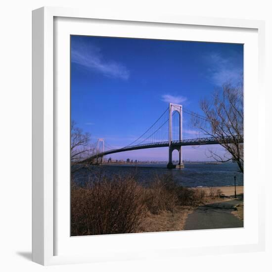 View of Verrazano Narrows Bridge-null-Framed Photographic Print