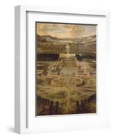 View of Versailles Palace and its Gardens, 1668-null-Framed Giclee Print