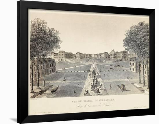 View of Versailles Palace from Avenue De Paris-Henri de Toulouse-Lautrec-Framed Giclee Print