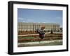 View of Versailles Park Side (Shooting in the 80S)-null-Framed Giclee Print