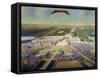 View of Versailles-null-Framed Stretched Canvas