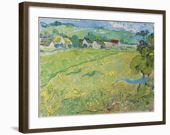 View of Vessenots in Auvers, 1890-Vincent van Gogh-Framed Giclee Print