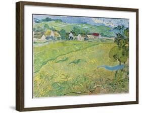 View of Vessenots in Auvers, 1890-Vincent van Gogh-Framed Giclee Print