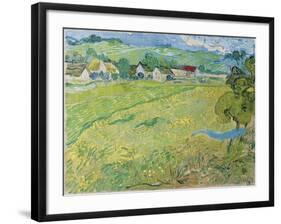 View of Vessenots in Auvers, 1890-Vincent van Gogh-Framed Giclee Print