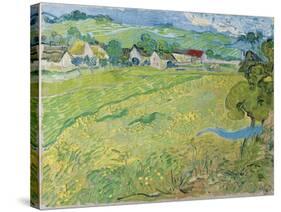 View of Vessenots in Auvers, 1890-Vincent van Gogh-Stretched Canvas