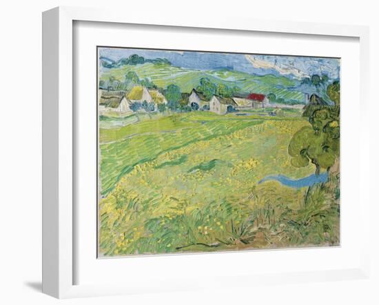 View of Vessenots in Auvers, 1890-Vincent van Gogh-Framed Giclee Print