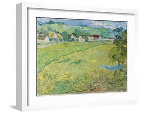 View of Vessenots in Auvers, 1890-Vincent van Gogh-Framed Giclee Print