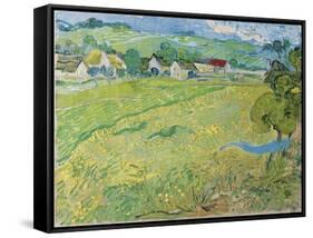 View of Vessenots in Auvers, 1890-Vincent van Gogh-Framed Stretched Canvas