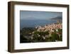 View of Vesuvio and Terrheinian Sea from Above Sorrento, Costiera Amalfitana (Amalfi Coast)-Frank Fell-Framed Photographic Print