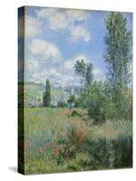 View of Vetheuil, 1880-Claude Monet-Stretched Canvas