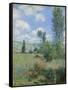 View of Vetheuil, 1880-Claude Monet-Framed Stretched Canvas