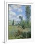 View of Vetheuil, 1880-Claude Monet-Framed Giclee Print