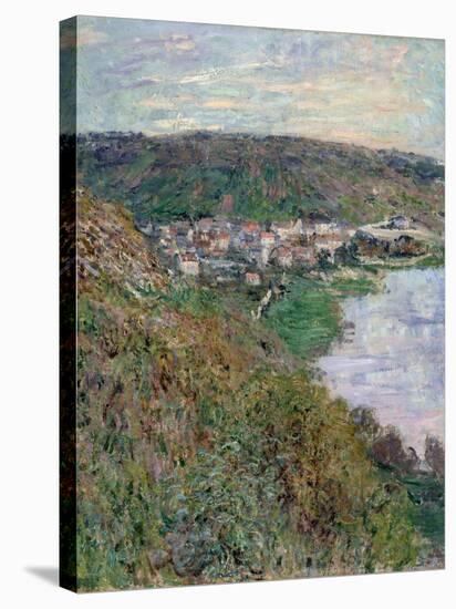 View of Vétheuil, 1880-Claude Monet-Stretched Canvas