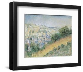 View of Vétheuil, 1881-Claude Monet-Framed Giclee Print