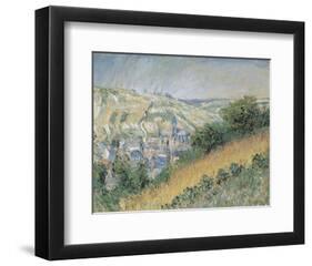 View of Vétheuil, 1881-Claude Monet-Framed Art Print
