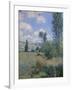 View of Vetheuil-Claude Monet-Framed Art Print