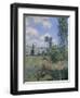 View of Vetheuil-Claude Monet-Framed Art Print