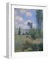 View of Vetheuil-Claude Monet-Framed Art Print