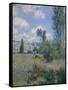 View of Vetheuil-Claude Monet-Framed Stretched Canvas
