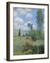 View of Vétheuil-Claude Monet-Framed Giclee Print