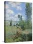 View of Vétheuil-Claude Monet-Stretched Canvas