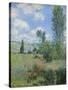 View of Vétheuil-Claude Monet-Stretched Canvas