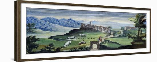 View of Vetralla, 1592-Tarquinio Ligustri-Framed Giclee Print