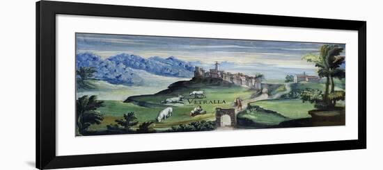 View of Vetralla, 1592-Tarquinio Ligustri-Framed Giclee Print