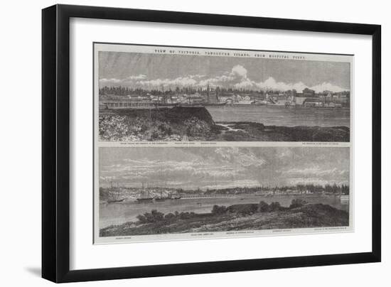 View of Victoria, Vancouver Island, from Hospital Point-Edmund Morison Wimperis-Framed Giclee Print