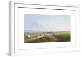 View of Vienna from the Spinner on the Cross, 1817-Jakob Alt-Framed Premium Giclee Print
